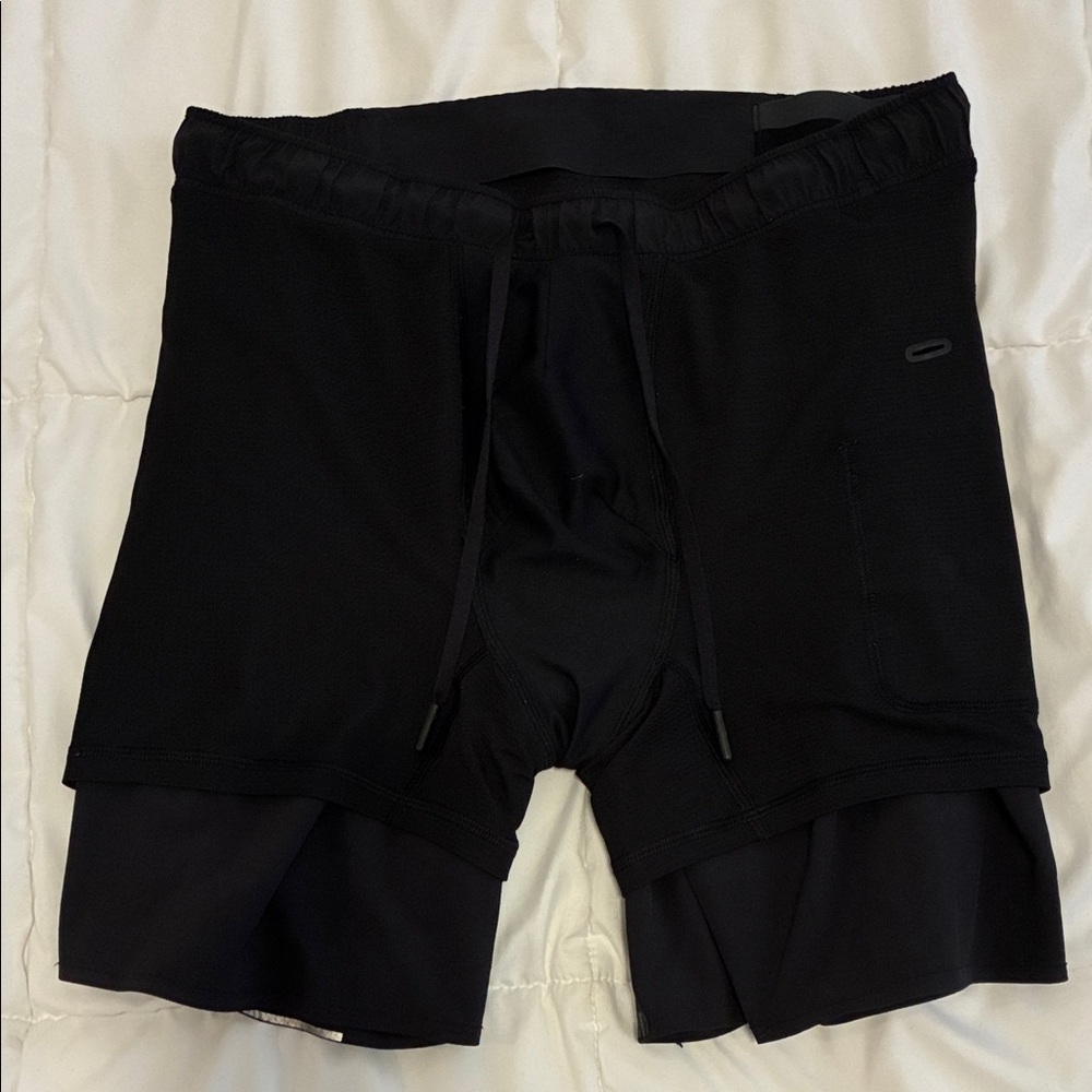 Lululemon Surge Lined Short 6" Black Size M - Picture 13 of 16